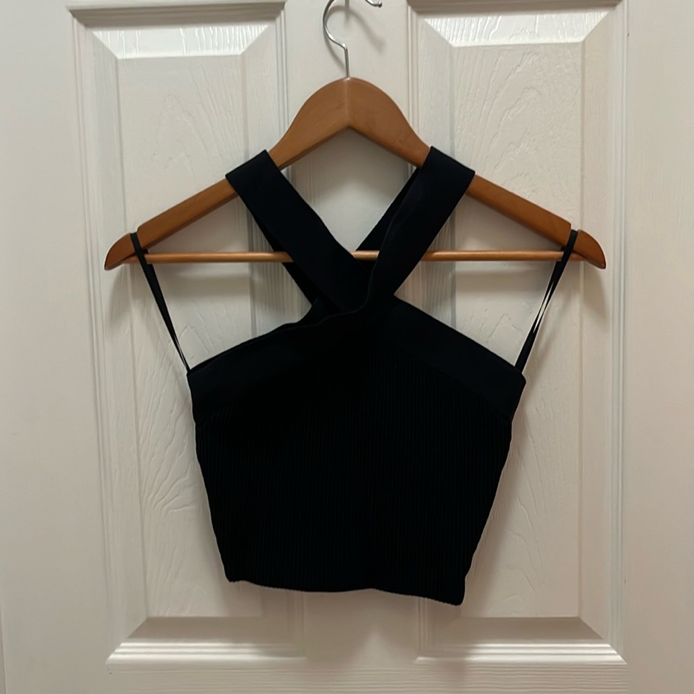 Aritzia ribbed crop top